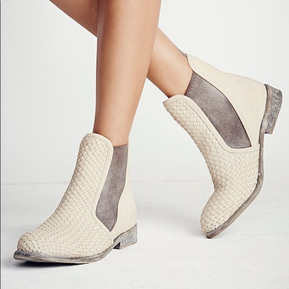 FP Faryl Robin + Womens Panama Woven Chelsea Boot